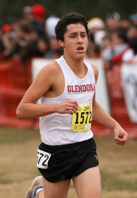 2009 CIF XC Boys D2-122.JPG - 2009 California CIF Cross Country Championships, Woodward Park, Fresno, California